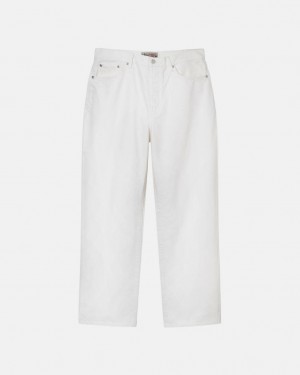 Beige Men's Stussy Classic Jean Overdyed Pants Philippines | WYR-0346