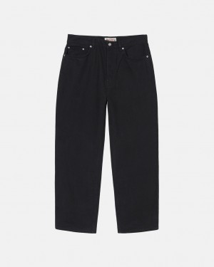 Black Men's Stussy Big Ol' Jean Overdyed Pants Philippines | XBD-8068