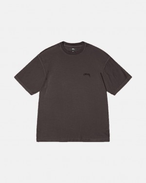 Black Men's Stussy Lazy Tees Philippines | VRK-8865