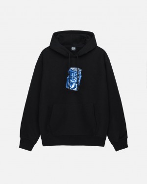 Black Men's Stussy Soda Can Hoodie Philippines | VRC-6913