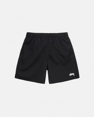 Black Men's Stussy Water Short Stock Shorts Philippines | XDY-2151