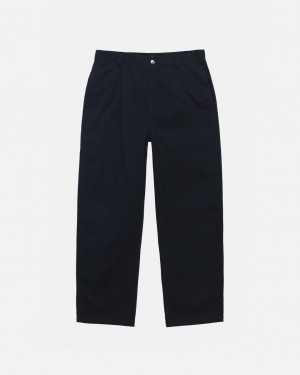 Black Women's Stussy Workgear Trouser Twill Pants Philippines | MAU-3612