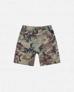 Camo Women's Stussy Ripstop Cargo Beach Shorts Philippines | PHX-3132