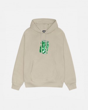 Khaki Men's Stussy Soda Can Hoodie Philippines | YYD-8693