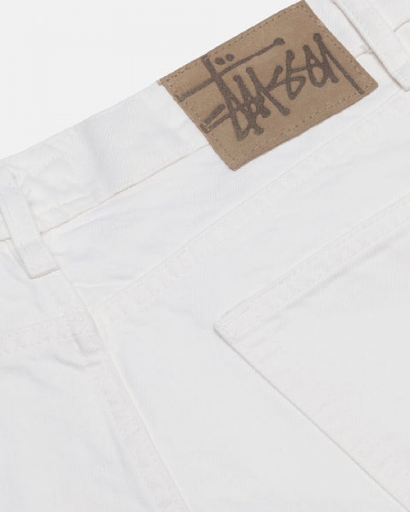 Beige Men's Stussy Big Ol' Jean Overdyed Denim Philippines | YEM-6511