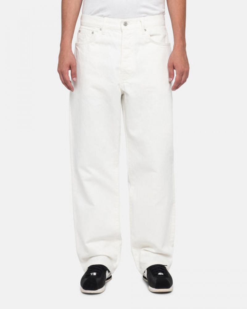 Beige Men's Stussy Classic Jean Overdyed Pants Philippines | WYR-0346