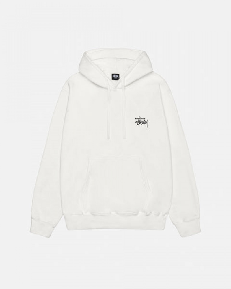 Beige Women's Stussy Basic Stussy Hoodie Pigment Dyed Hoodie Philippines | IGQ-0438