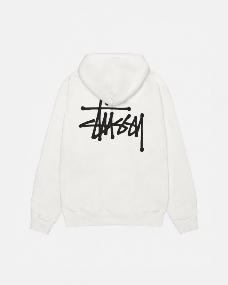 Beige Women\'s Stussy Basic Stussy Hoodie Pigment Dyed Hoodie Philippines | IGQ-0438