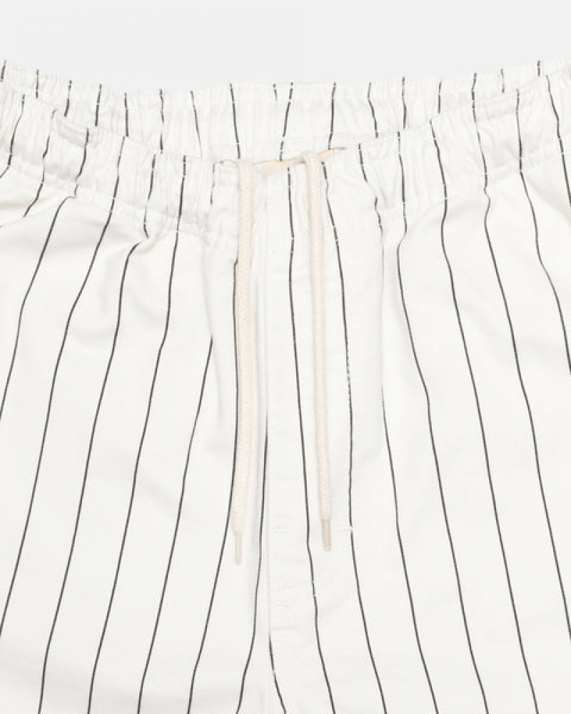 Beige Women's Stussy Brushed Beach Shorts Philippines | TKD-1944