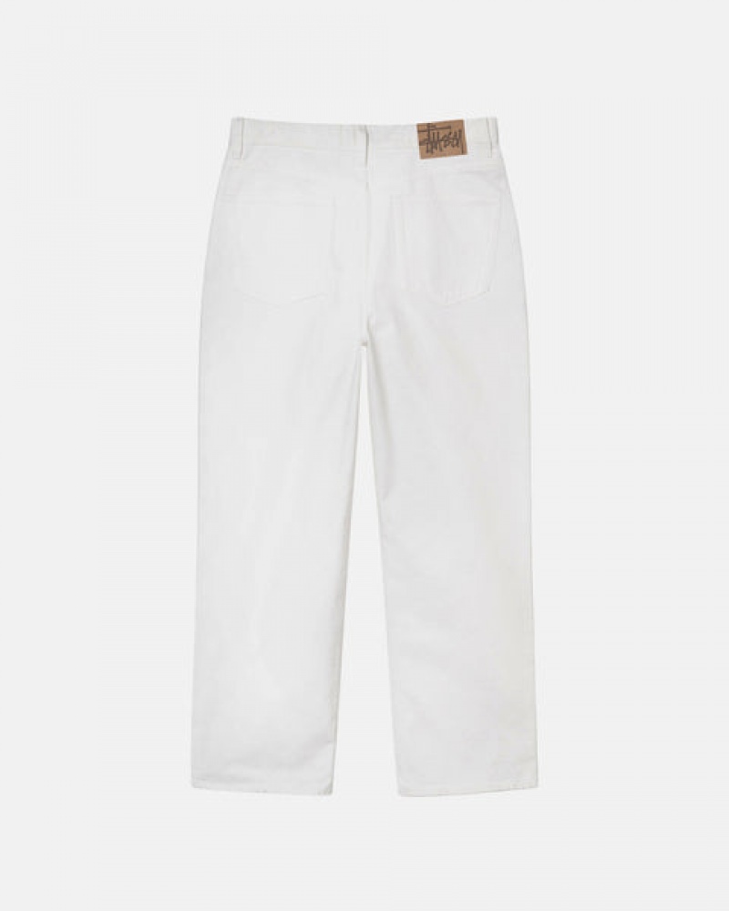 Beige Women's Stussy Classic Jean Overdyed Pants Philippines | PCE-8435