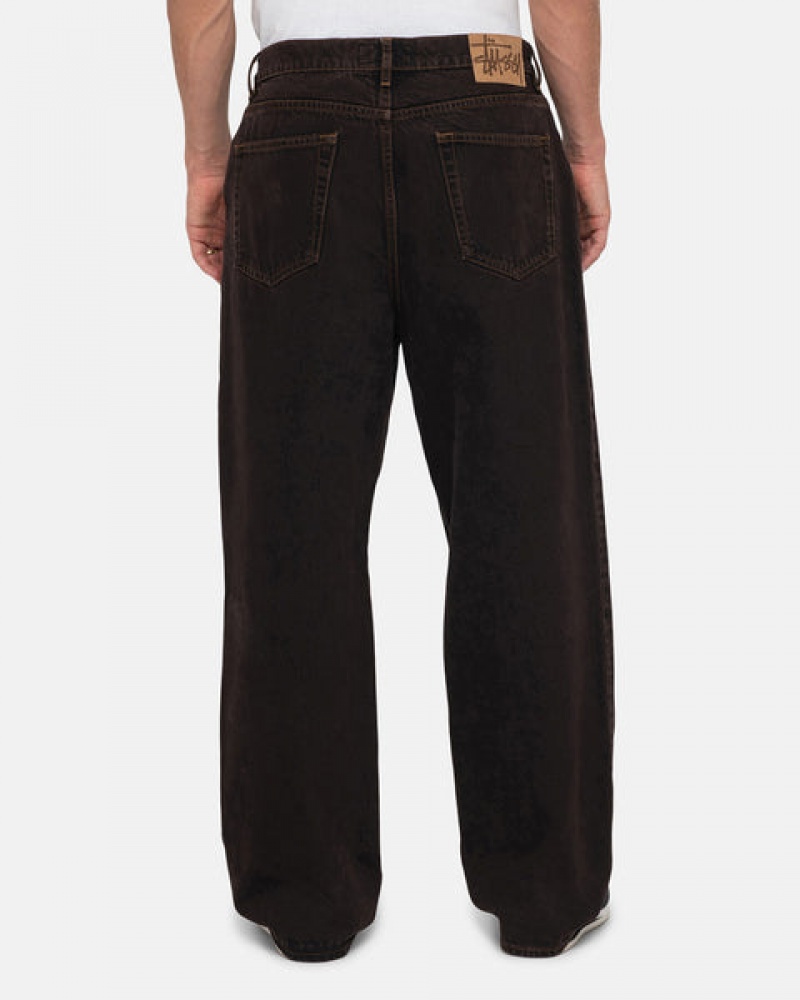 Black Men's Stussy Big Ol' Jean Denim Philippines | XAB-7669