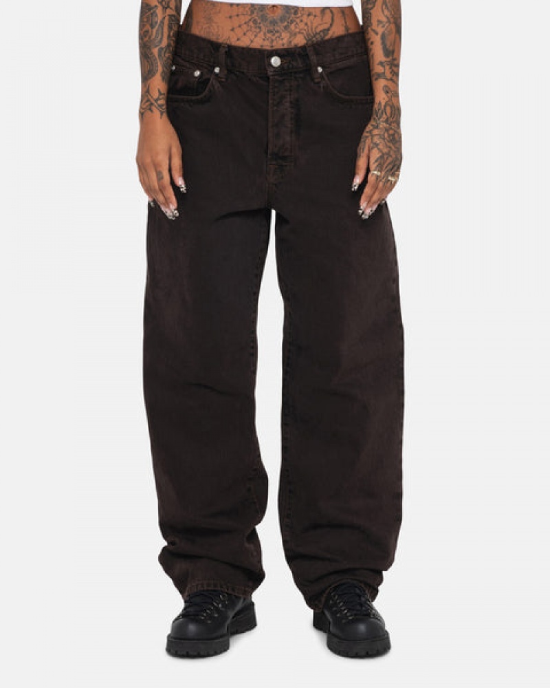 Black Men's Stussy Big Ol' Jean Denim Philippines | XAB-7669