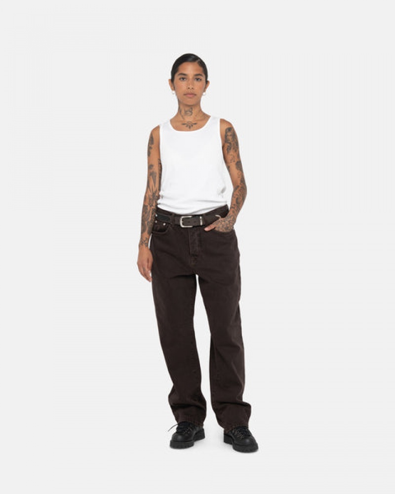 Black Men's Stussy Big Ol' Jean Denim Philippines | XAB-7669