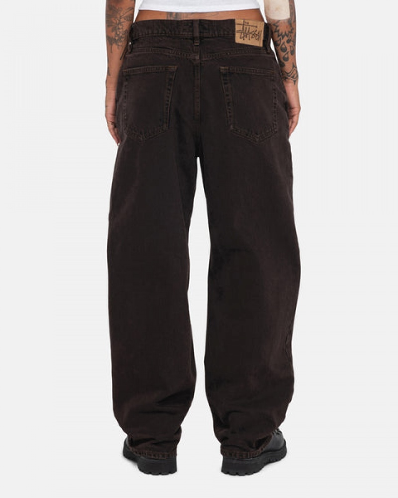 Black Men's Stussy Big Ol' Jean Denim Philippines | XAB-7669