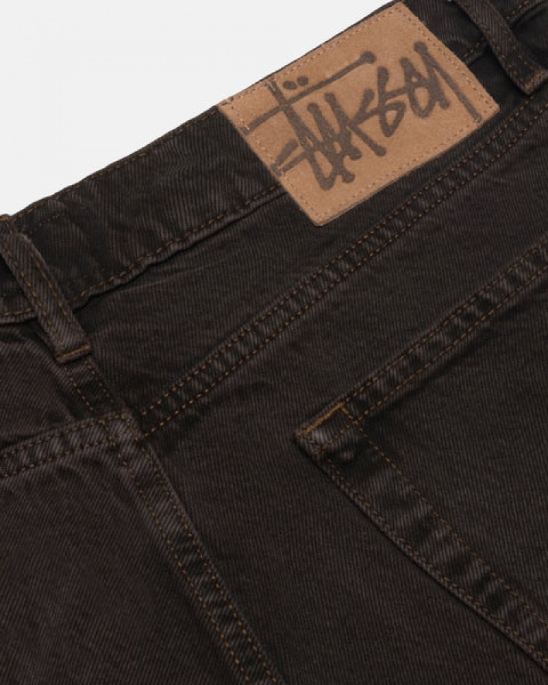 Black Men's Stussy Big Ol' Jean Denim Philippines | XAB-7669