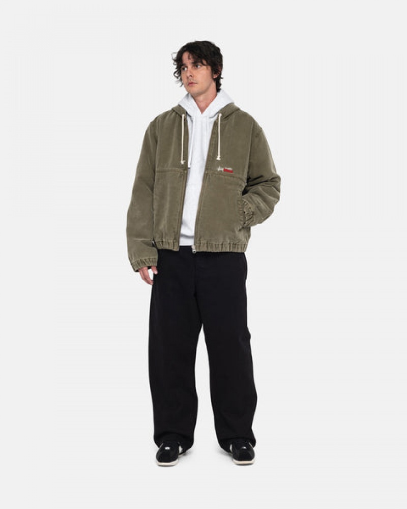 Black Men's Stussy Big Ol' Jean Overdyed Pants Philippines | XBD-8068