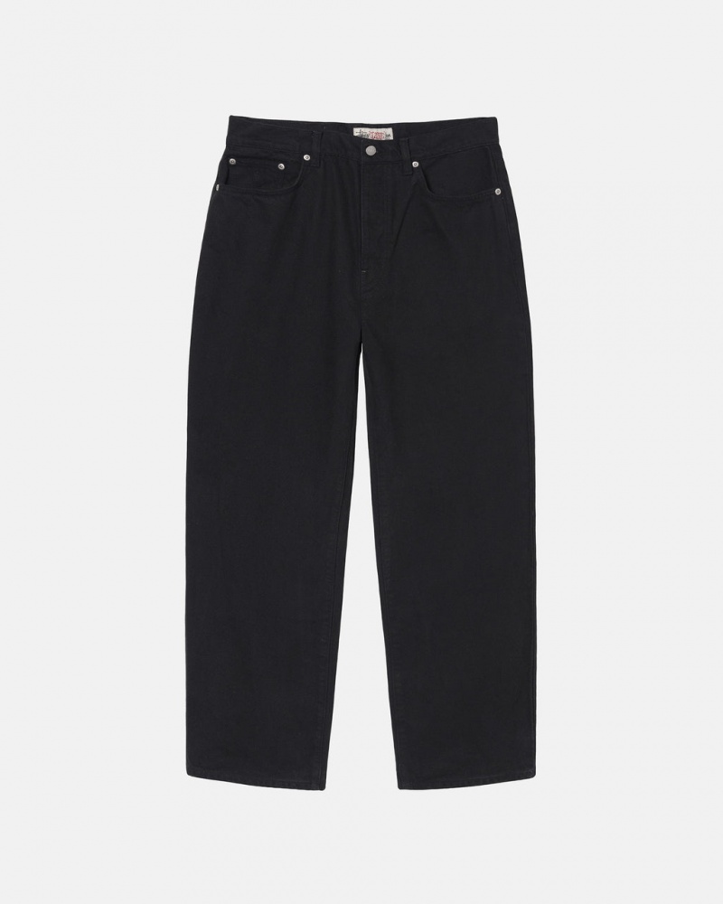 Black Men\'s Stussy Big Ol\' Jean Overdyed Pants Philippines | XBD-8068