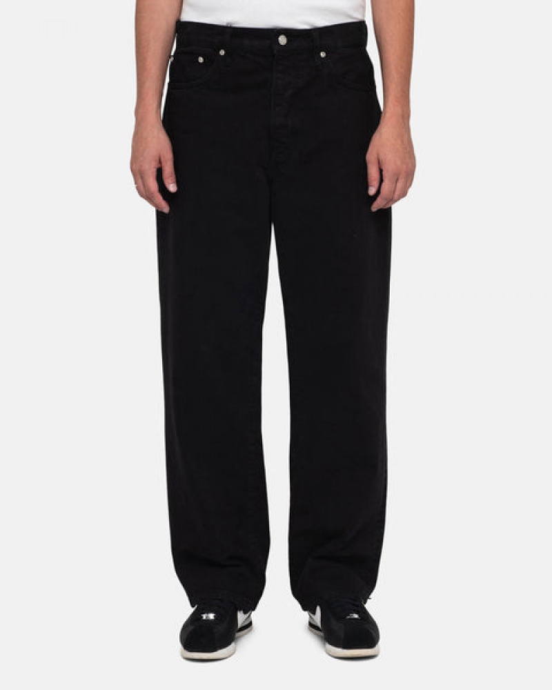 Black Men's Stussy Classic Jean Overdyed Pants Philippines | JYP-8164