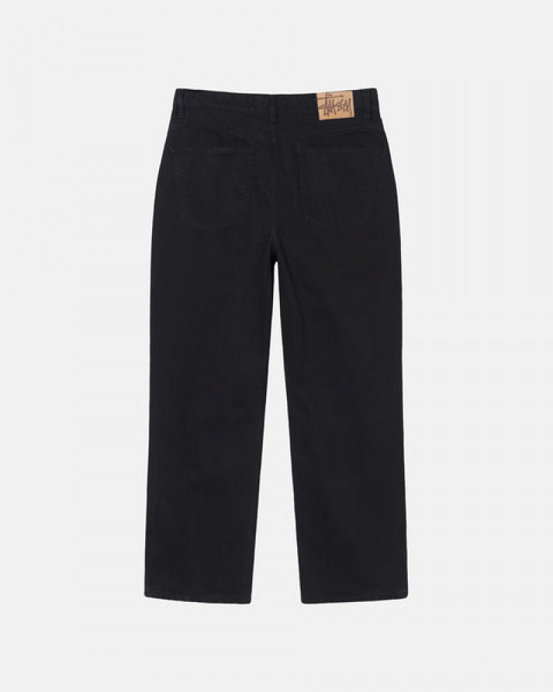 Black Men's Stussy Classic Jean Overdyed Pants Philippines | JYP-8164