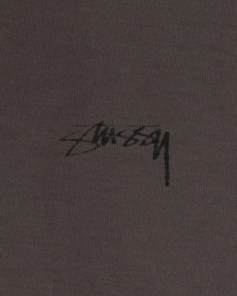 Black Men's Stussy Lazy Ls Tees Philippines | RTE-3590