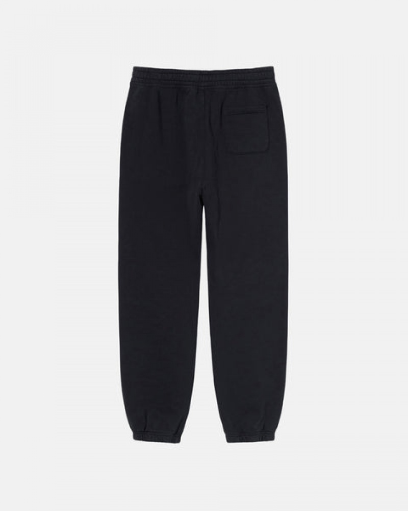 Black Women's Stussy Overdyed Stock Logo Sweatpants Philippines | UTR-3145