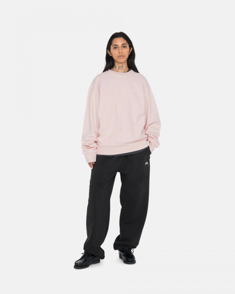 Black Women's Stussy Overdyed Stock Logo Sweatpants Philippines | UTR-3145