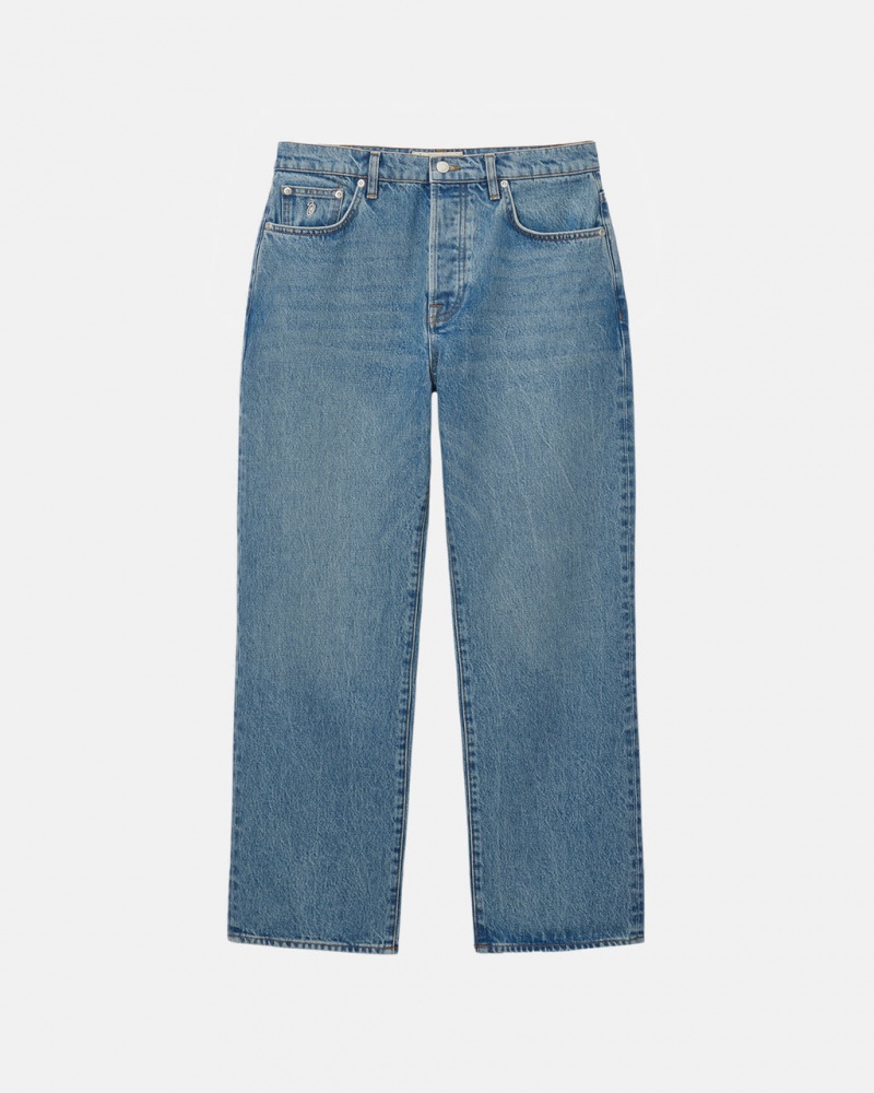 Blue Men\'s Stussy Classic Jean Denim Philippines | DZE-0502