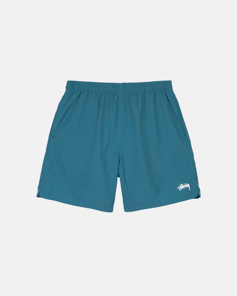 Blue Men\'s Stussy Stock Water Short Swimwear Philippines | HGI-5669