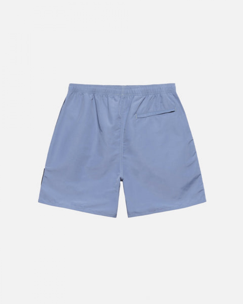 Blue Men's Stussy Surfman Patch Water Short Swimwear Philippines | UQA-3861