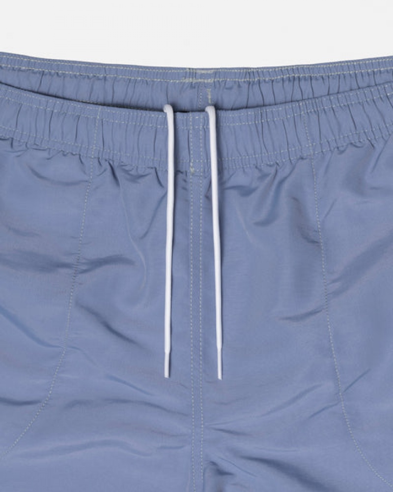 Blue Men's Stussy Surfman Patch Water Short Swimwear Philippines | UQA-3861