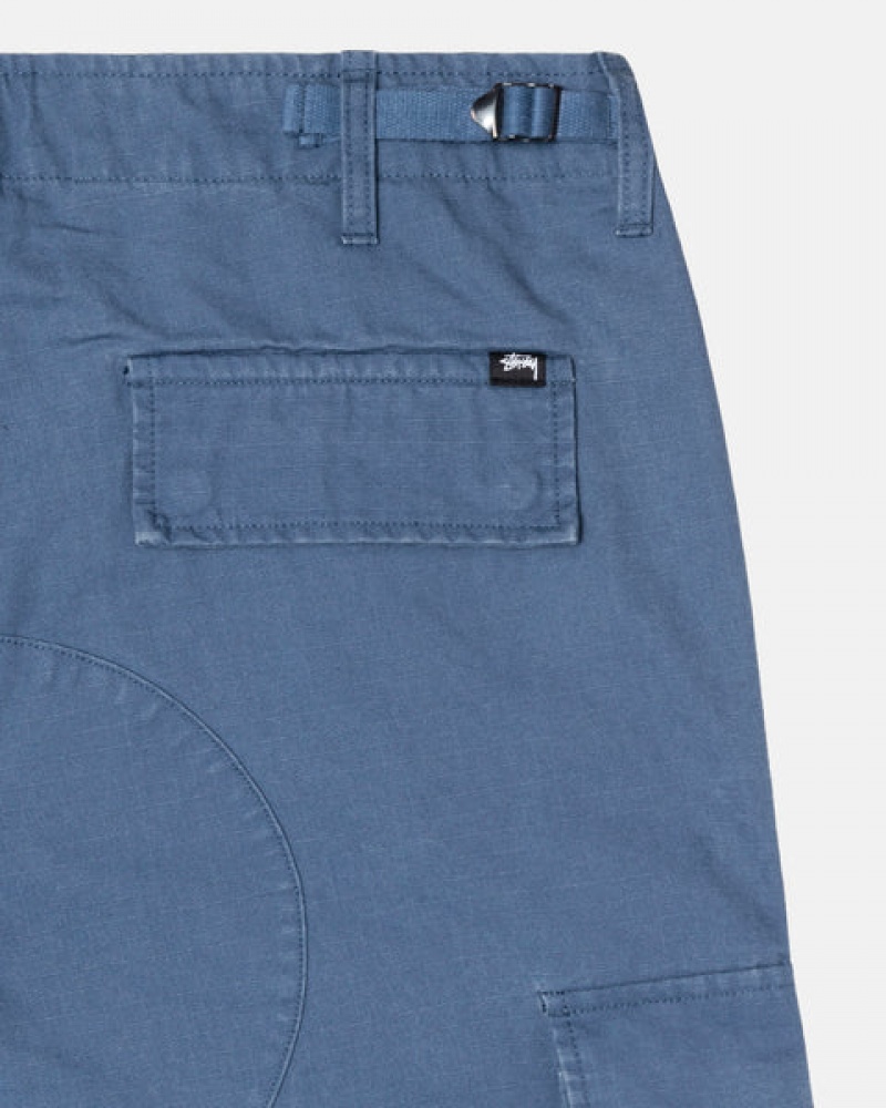 Blue Women's Stussy Ripstop Surplus Cargo Pants Philippines | XES-7663