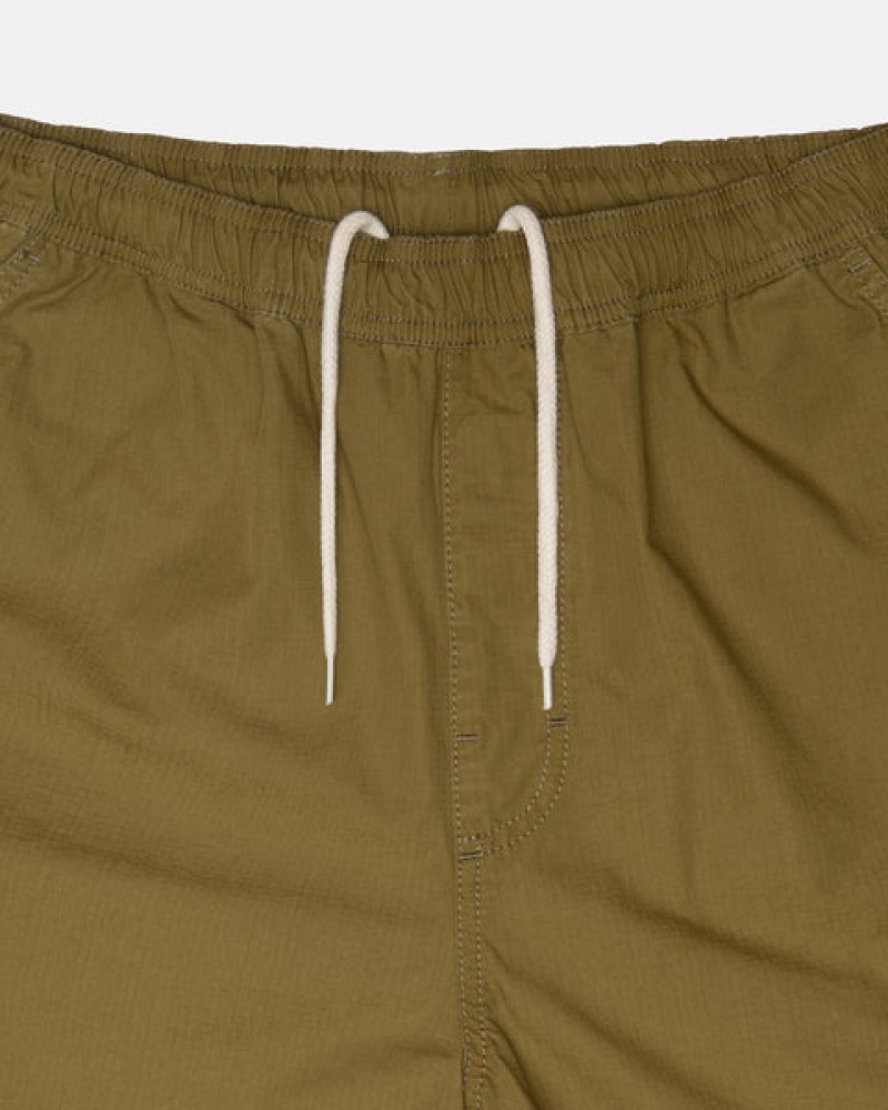 Brown Men's Stussy Beach Pant Ripstop Cargo Pants Philippines | DVZ-4419