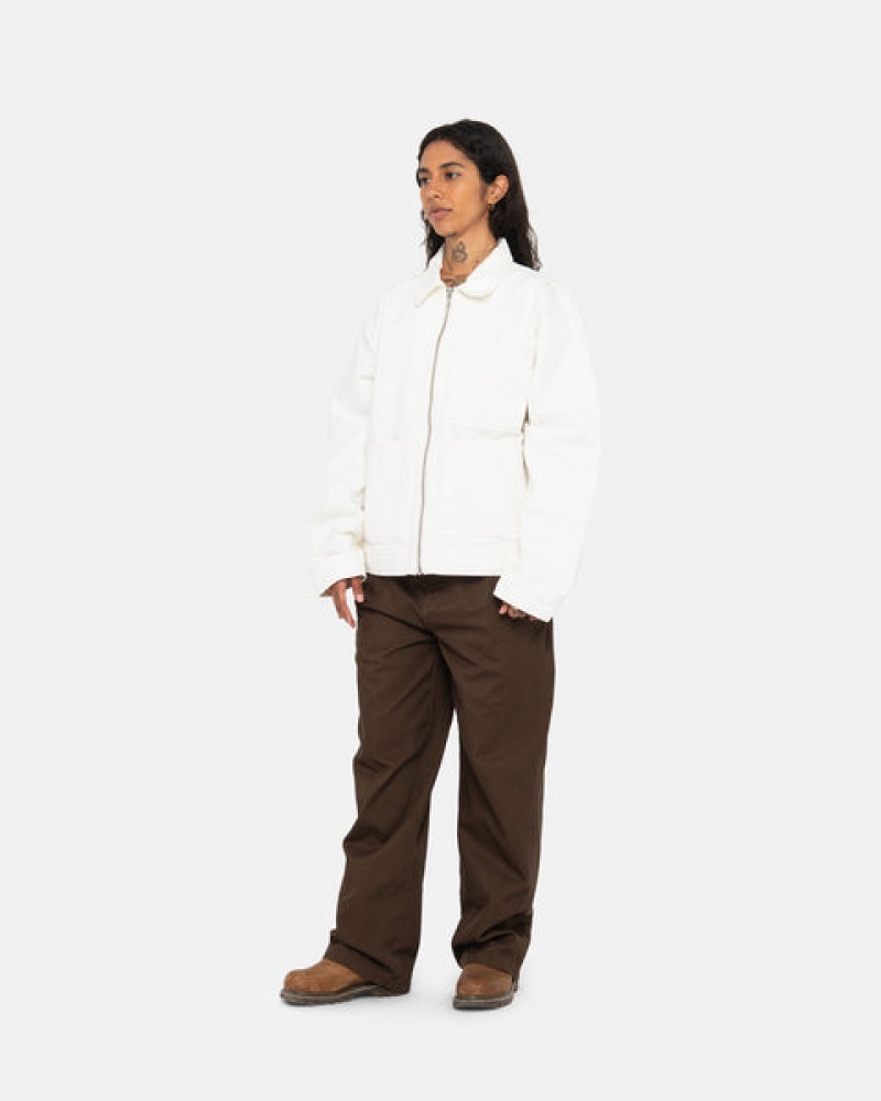 Brown Women's Stussy Workgear Trouser Twill Pants Philippines | UVB-8334