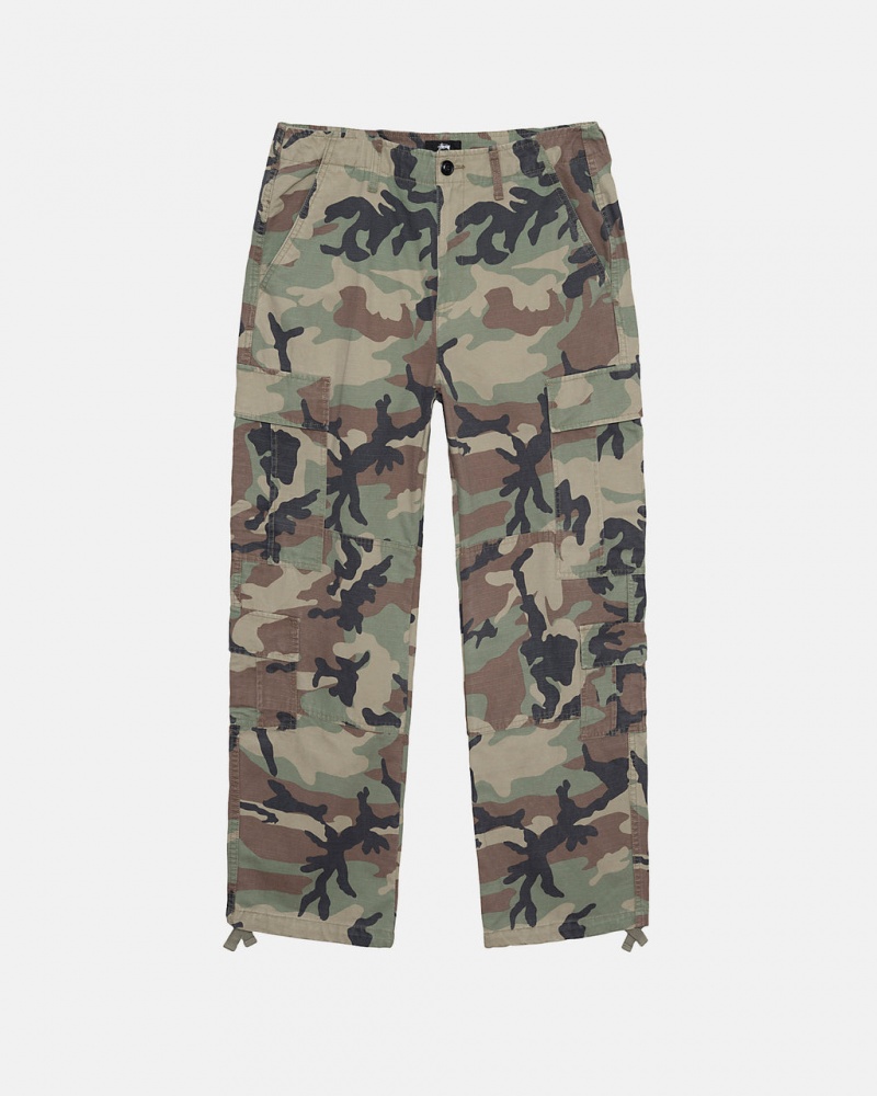 Camo Women\'s Stussy Surplus Cargo Ripstop Pants Philippines | ESU-1640