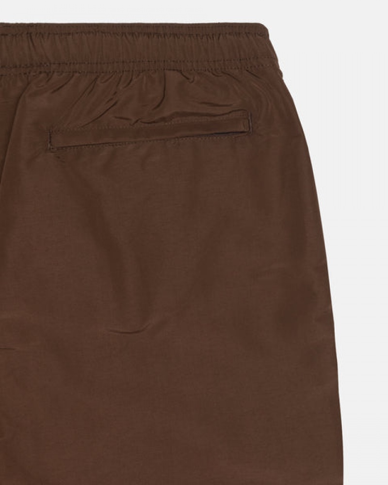 Coffee Men's Stussy Big Basic Water Short Swimwear Philippines | CGB-1289