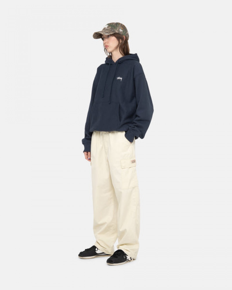 Cream Men's Stussy Beach Pant Ripstop Cargo Pants Philippines | FZL-9594