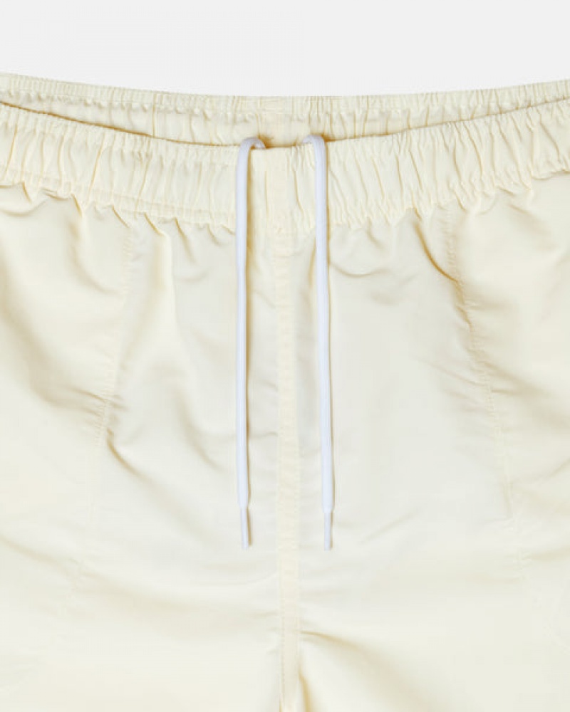 Cream Women's Stussy Big Basic Water Short Swimwear Philippines | KUS-5495