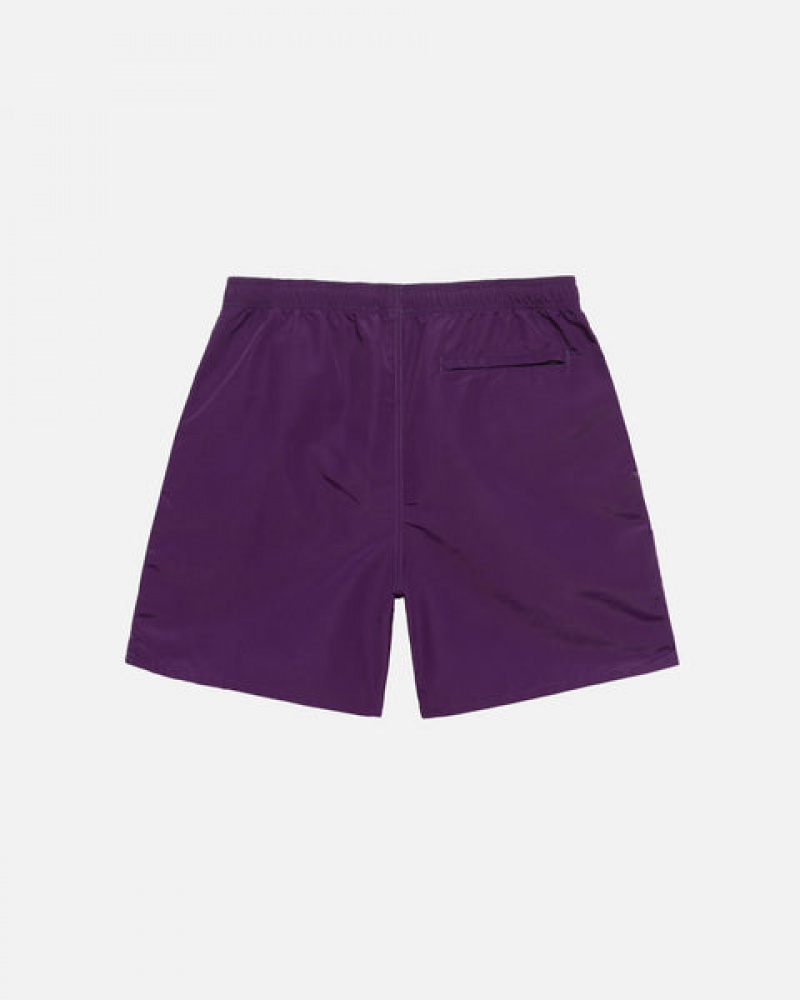 Fuchsia Men's Stussy Big Basic Water Short Swimwear Philippines | WGM-8119