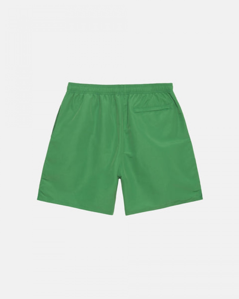 Green Men's Stussy Water Short Big Basic Shorts Philippines | LBZ-1682