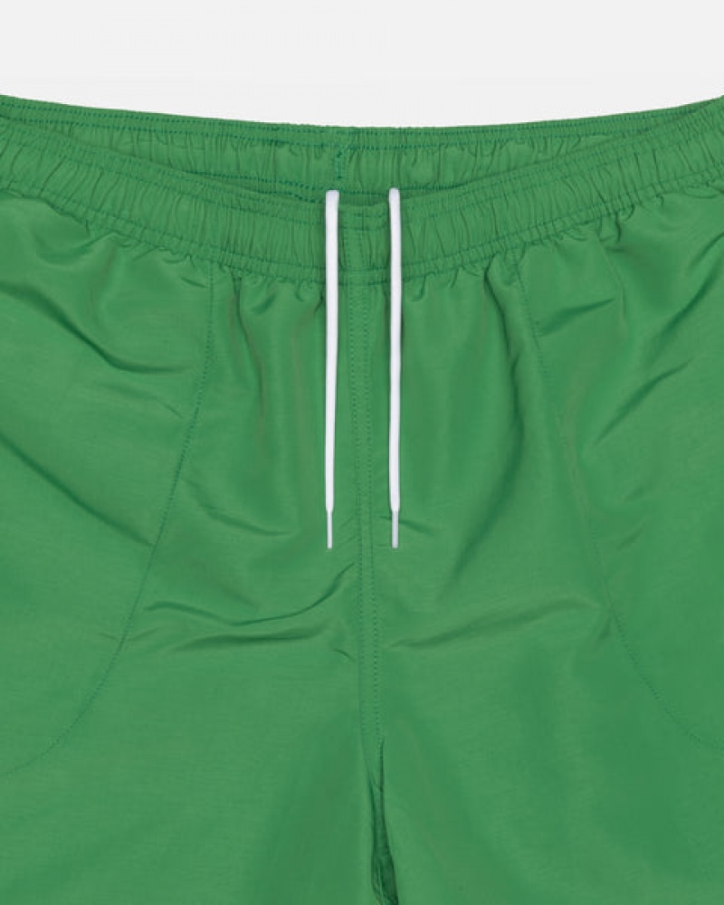 Green Men's Stussy Water Short Big Basic Shorts Philippines | LBZ-1682