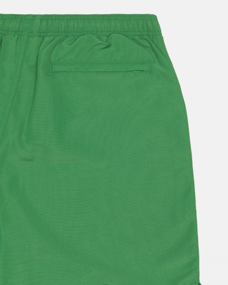 Green Men's Stussy Water Short Big Basic Shorts Philippines | LBZ-1682