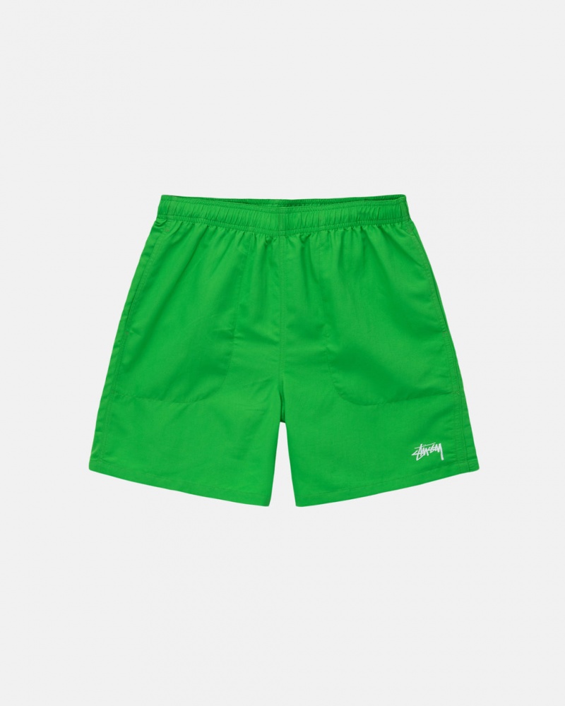 Green Men\'s Stussy Water Short Stock Shorts Philippines | SUP-6079