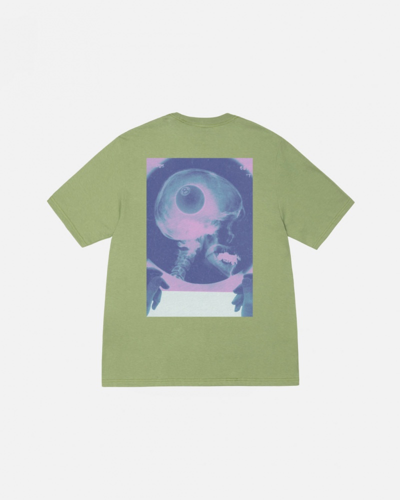 Green Men\'s Stussy X-Ray Tees Philippines | HZZ-2631