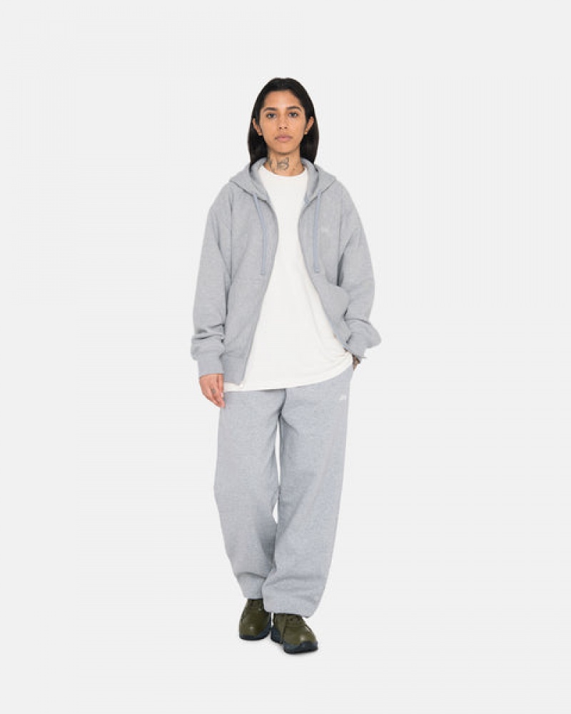 Grey Women's Stussy Stock Logo Sweatpants Philippines | VKK-0817