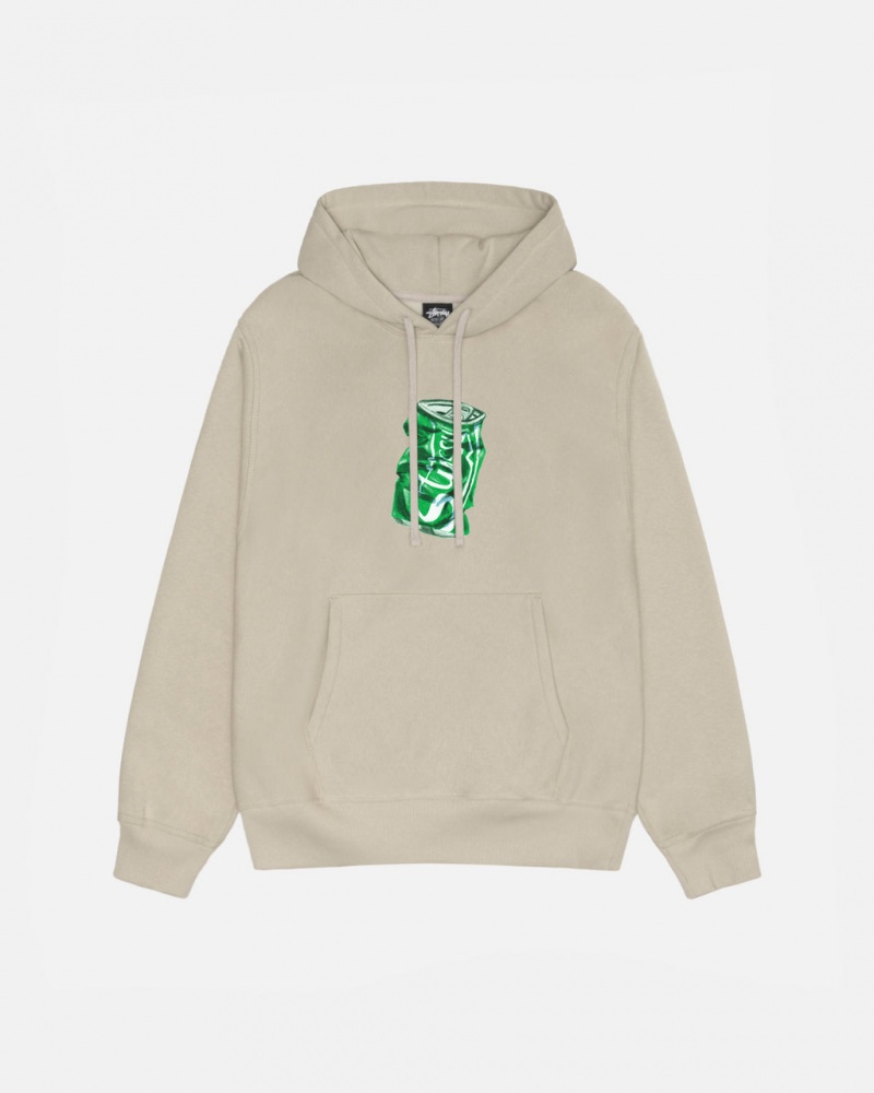 Khaki Men\'s Stussy Soda Can Hoodie Philippines | YYD-8693