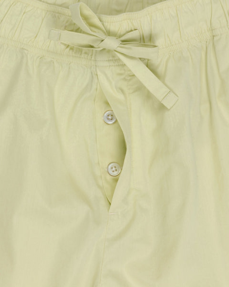 Light Green Women's Stussy Tekla Poplin Pyjama Shorts Philippines | VWS-9022