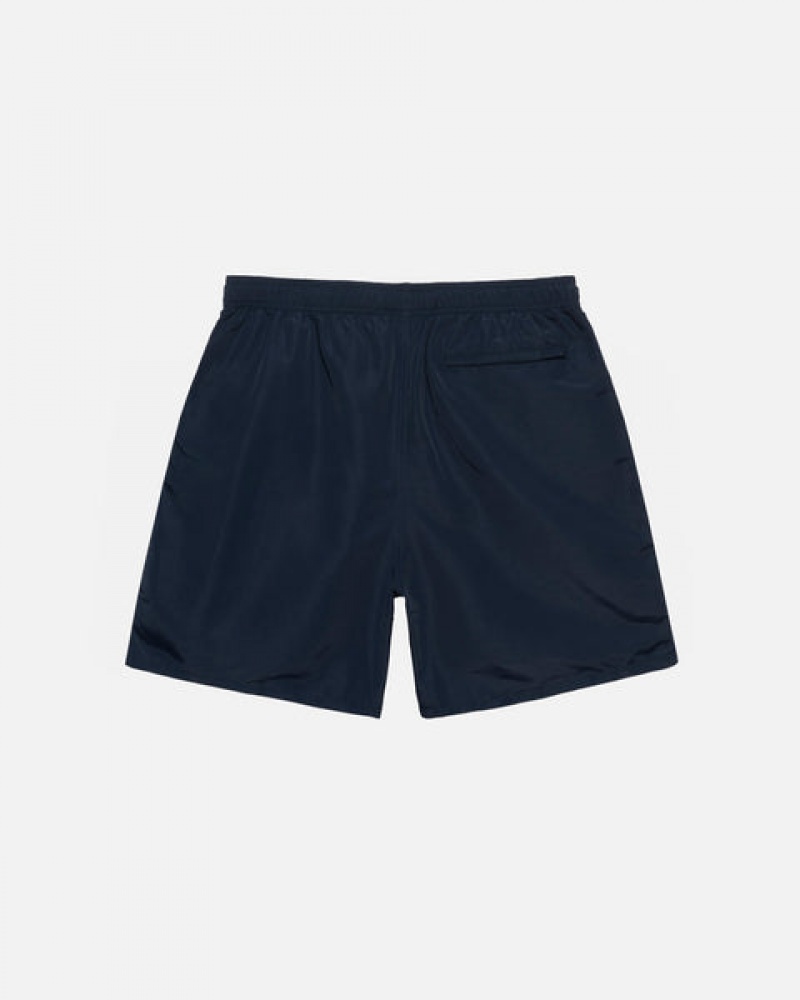 Navy Men's Stussy Stock Water Short Swimwear Philippines | KXQ-3319