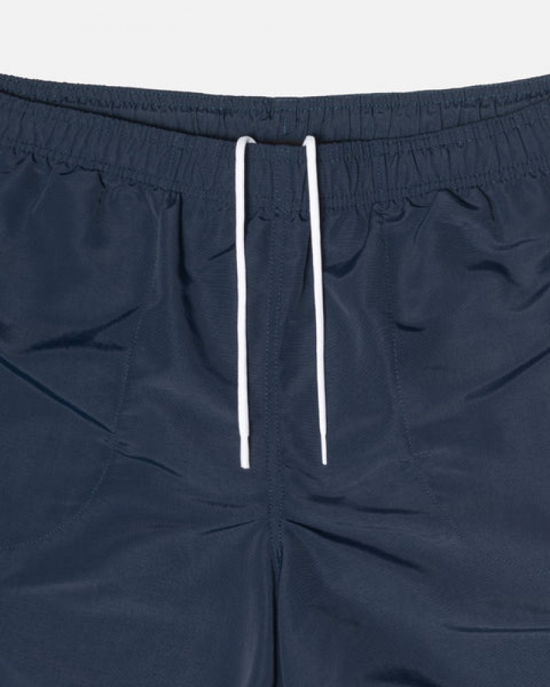 Navy Men's Stussy Stock Water Short Swimwear Philippines | KXQ-3319