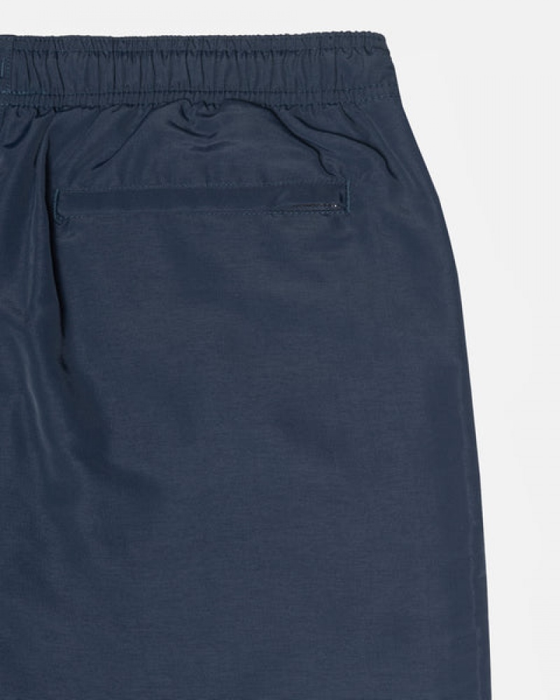 Navy Men's Stussy Stock Water Short Swimwear Philippines | KXQ-3319