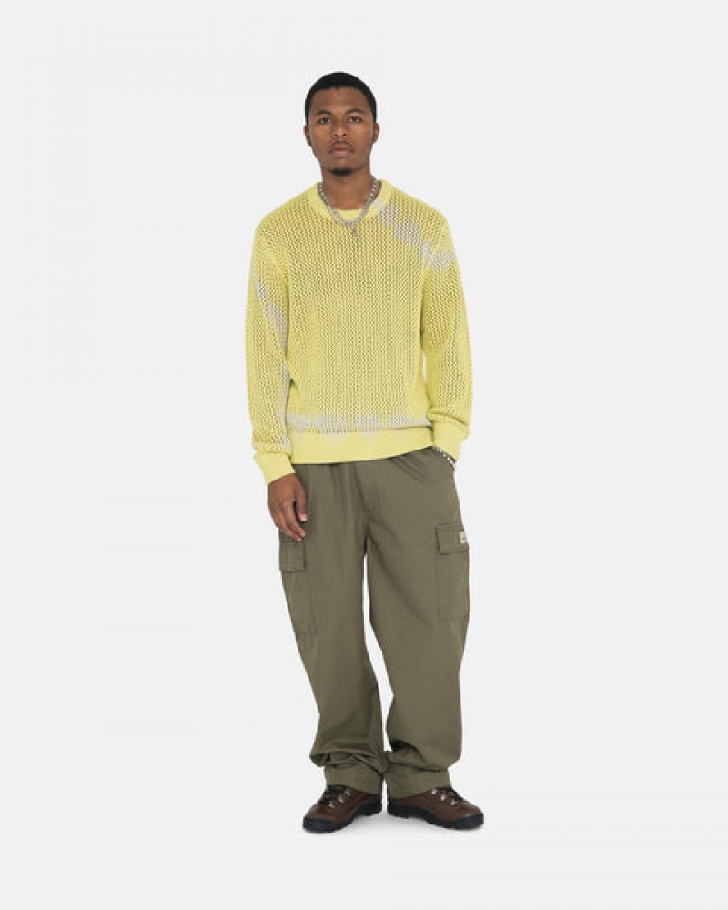 Olive Men's Stussy Ripstop Cargo Beach Pants Philippines | BDV-8988